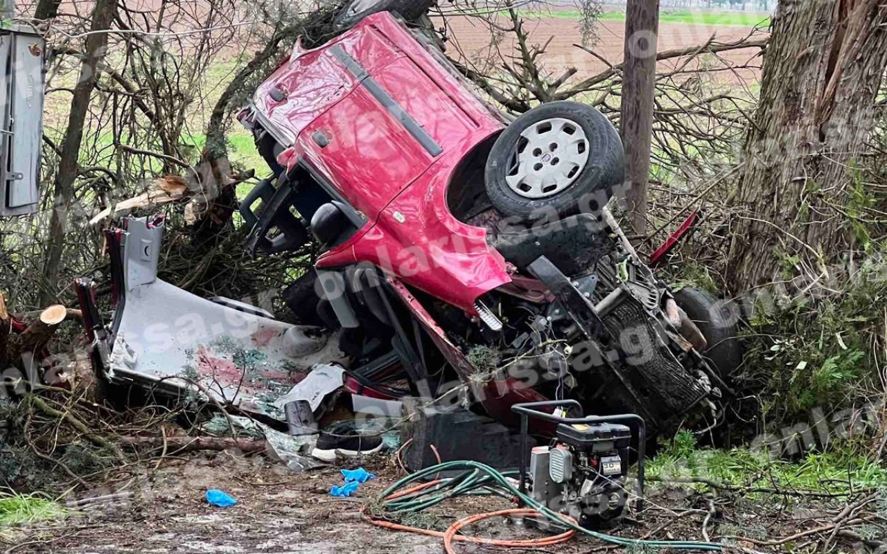 θανατηφόρο τροχαίο  Λαρισα