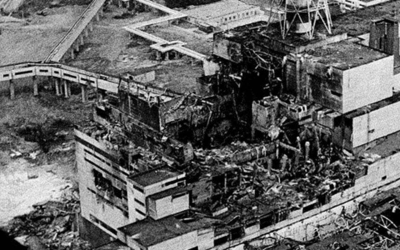 Το πυρηνικό εργοστάσιο του Τσερνομπίλ, μετά την έκρηξη