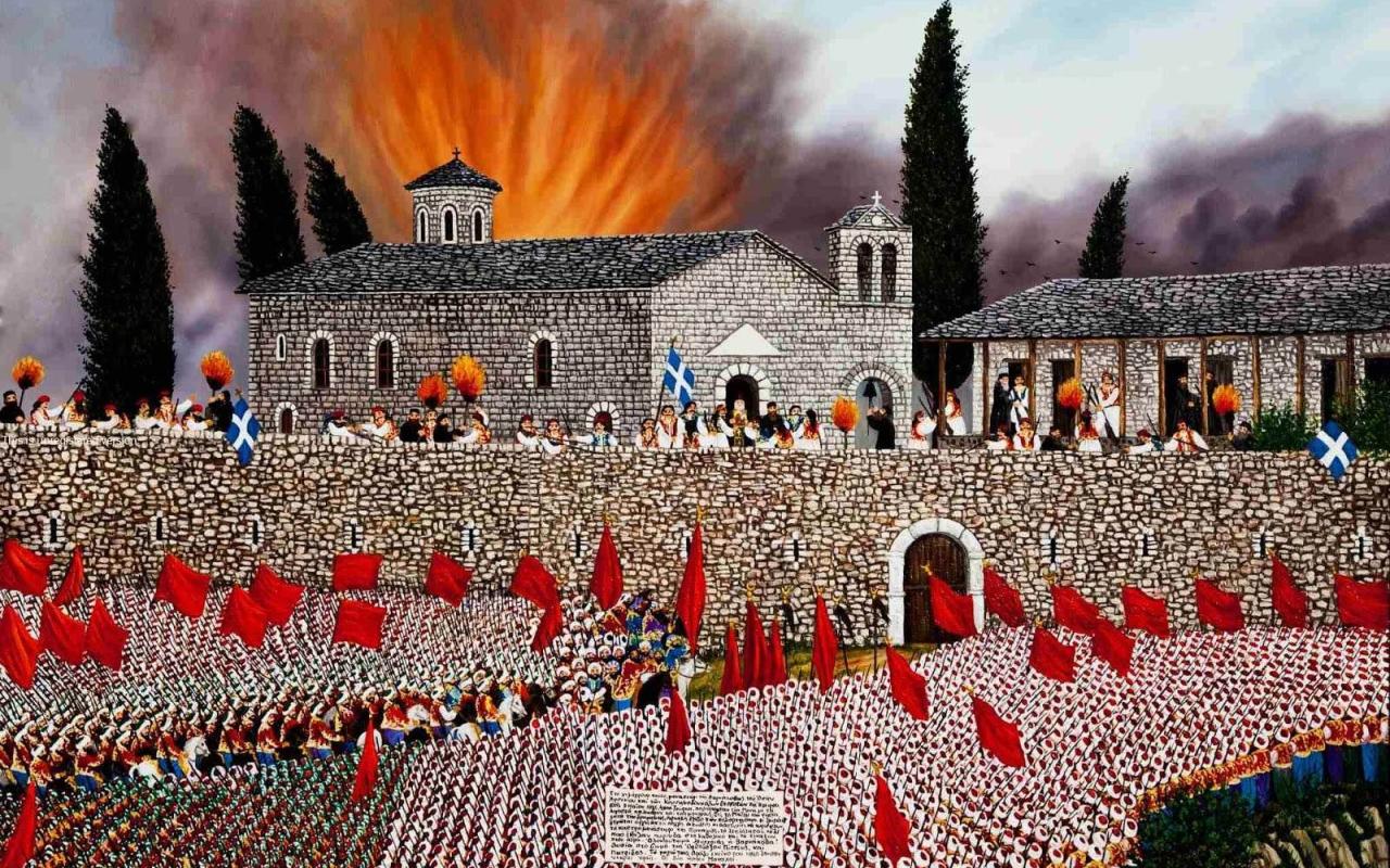 Σαν σήμερα το 1826, η ηρωϊκή έξοδος των Ελλήνων αγωνιστών κατά την πολιορκία της Βαρνάκοβας