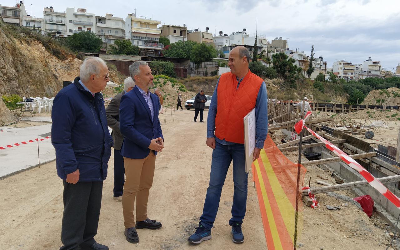 αθλητικο κεντρο αγιας αικατερινης - θεμελιωση