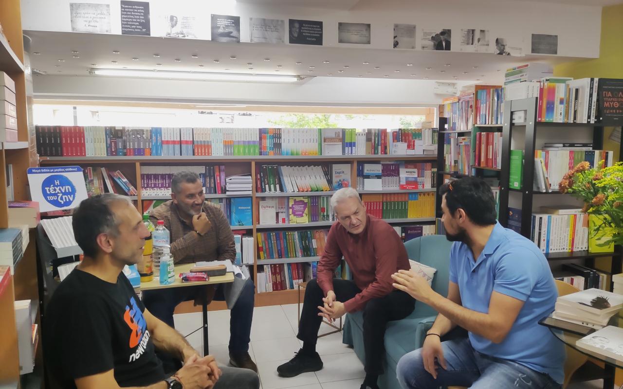 Συνάντηση του υπ. Δημάρχου Αλέξη Καλοκαιρινού με το Σύλλογο Εκδοτών & Βιβλιοχαρτοπωλών