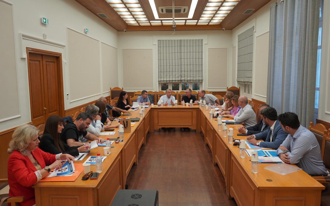 Σύσκεψη με παράγοντες της Κομισιόν για τις Στρατηγικές Βιώσιμης Αστικής Ανάπτυξης στην Κρήτη