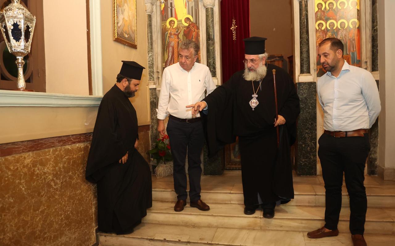 Η Περιφέρεια χρηματοδοτεί τα έργα αναστήλωσης του Ιερού Μητροπολιτικού Ναού του Αγίου Μηνά