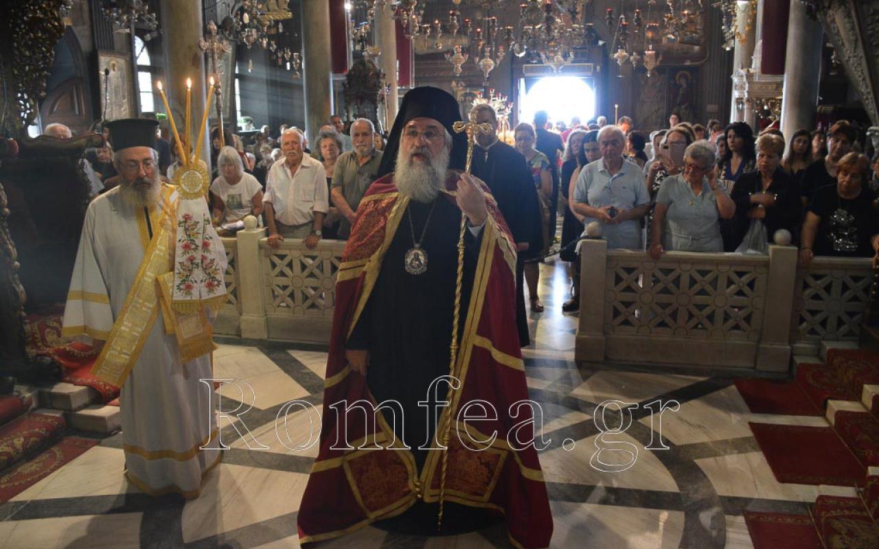 Ο Αρχιεπίσκοπος Κρήτης στην Τήνο