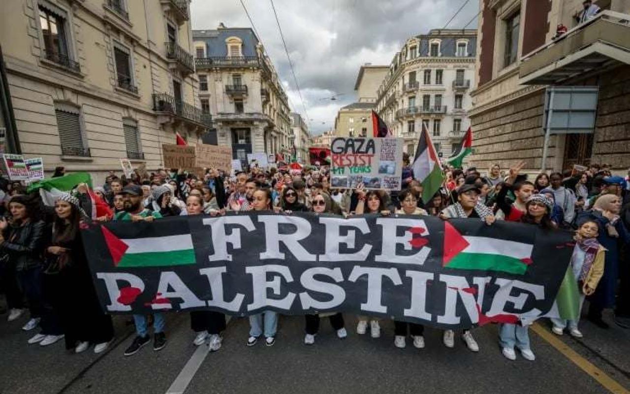 διαδήλωση - παλαιστίνη