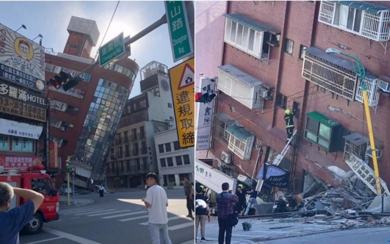 σεισμός στην Ταιβάν