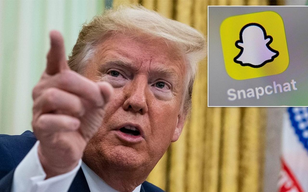 Snapchat Τραμπ