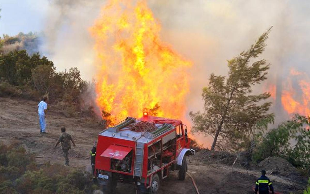 Έσβησε η φωτιά στις Αμουργέλες - Στάχτη 140 στρέμματα εκτάσεων