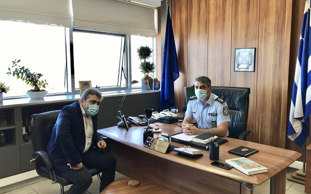 Με τον Αστυνομικό Διευθυντή συναντήθηκε ο Νίκος Ηγουμενίδης