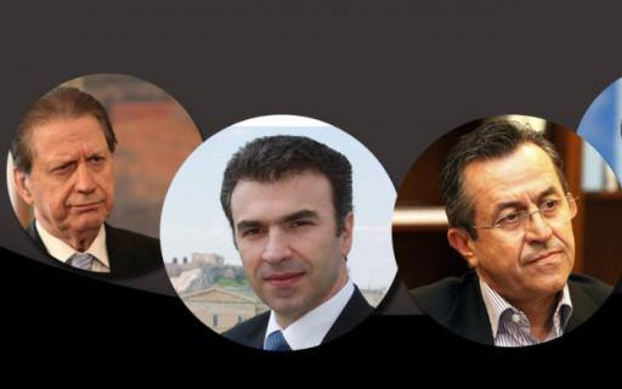 Χέρι - χέρι στις εκλογές  Βύρων Πολύδωρας και Νίκος Νικολόπουλος