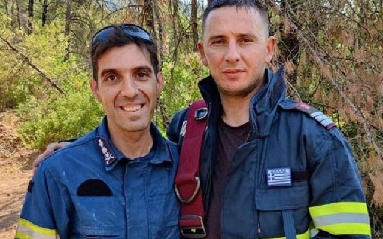 ελληνας και ρουμανος πυροσβεστες