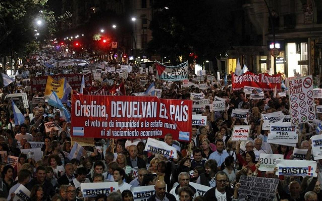Μεγάλη αντικυβερνητική διαδήλωση στο Μπουένος &#039;Αιρες