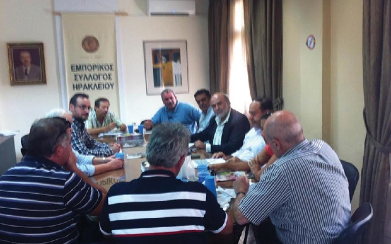 Συνάντηση εμπόρων με στελέχη του ΣΥΡΙΖΑ για τα προβλήματα του κλάδου