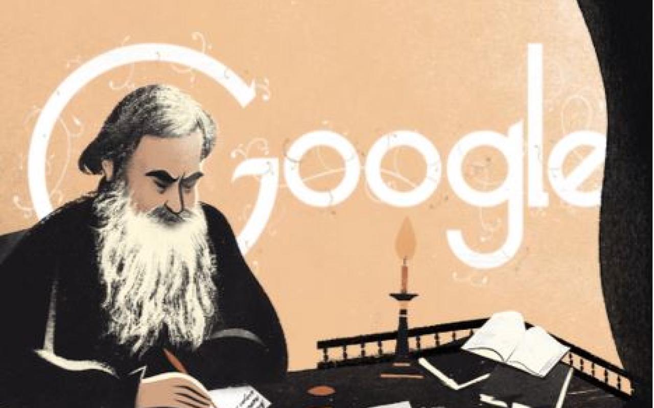 Ο Λέων Τολστόι στο Doodle της Google