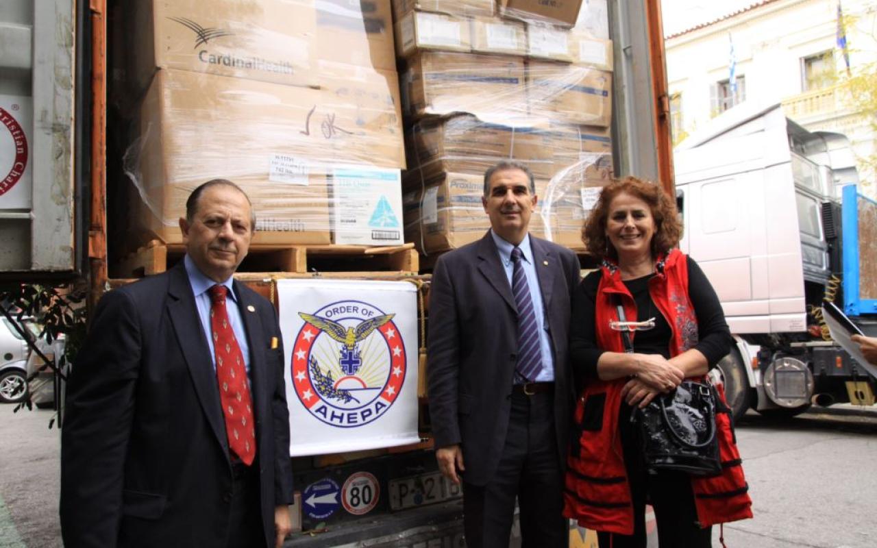 Η βοήθεια των Ελληνοαμερικανικών Οργανώσεων στην Ελλάδα το 2013