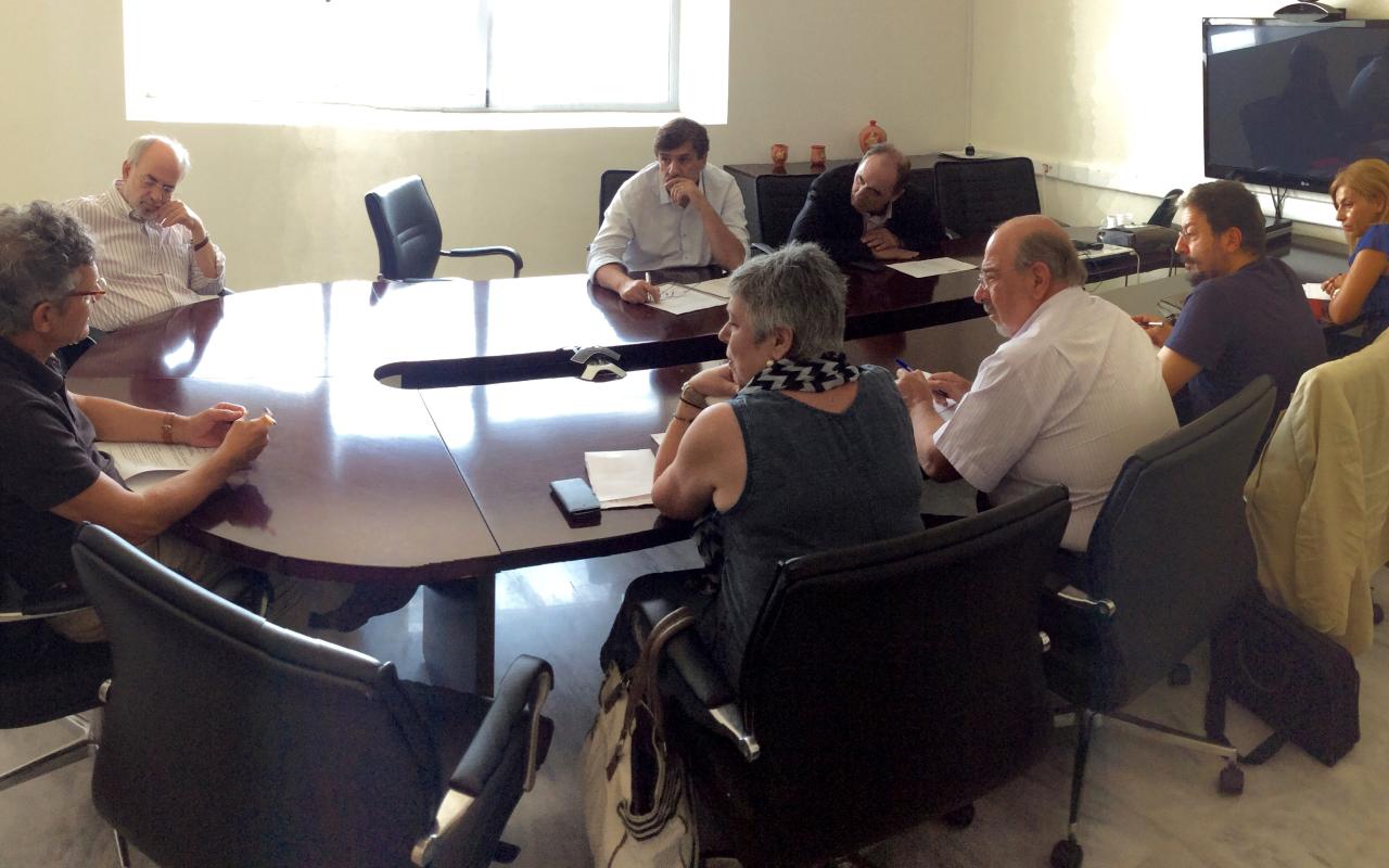 Συνάντηση βουλευτών του ΣΥΡΙΖΑ με τον Πρύτανη του Πανεπιστημίου Κρήτης