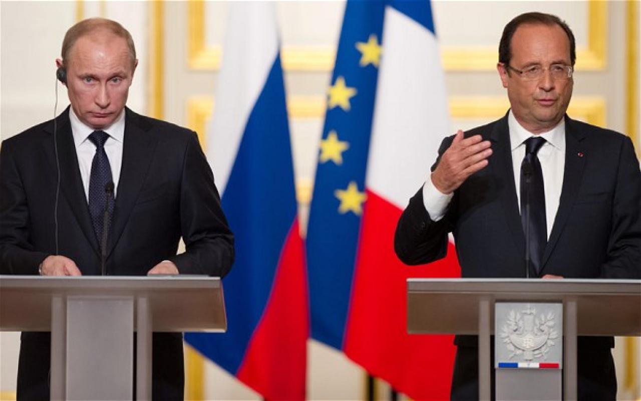 Γαλλία: Η Ουκρανία στο τραπέζι του δείπνου Ολάντ - Πούτιν