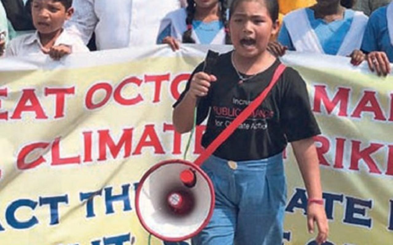 8χρονη ακτιβιστρια