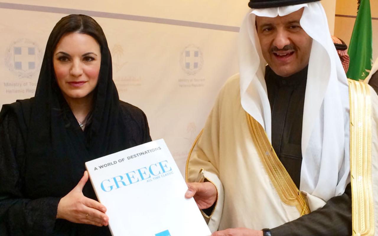 Πρόθεση για τουριστικές επενδύσεις από τη Σαουδική Αραβία, στις συναντήσεις της Ο. Κεφαλογιάννη