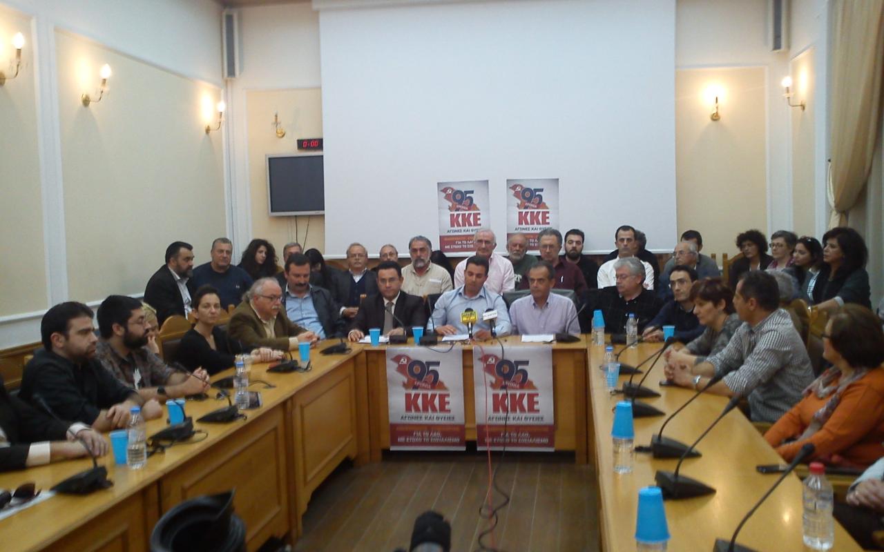 Πολιτικές συγκεντρώσεις του ΚΚΕ στο Ηράκλειο