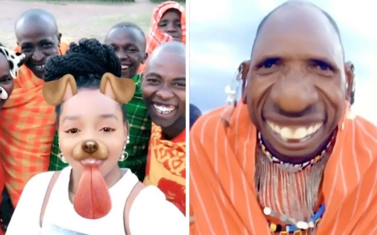 φυλή των Μασάι δοκιμάζει για πρώτη φορά το... Snapchat