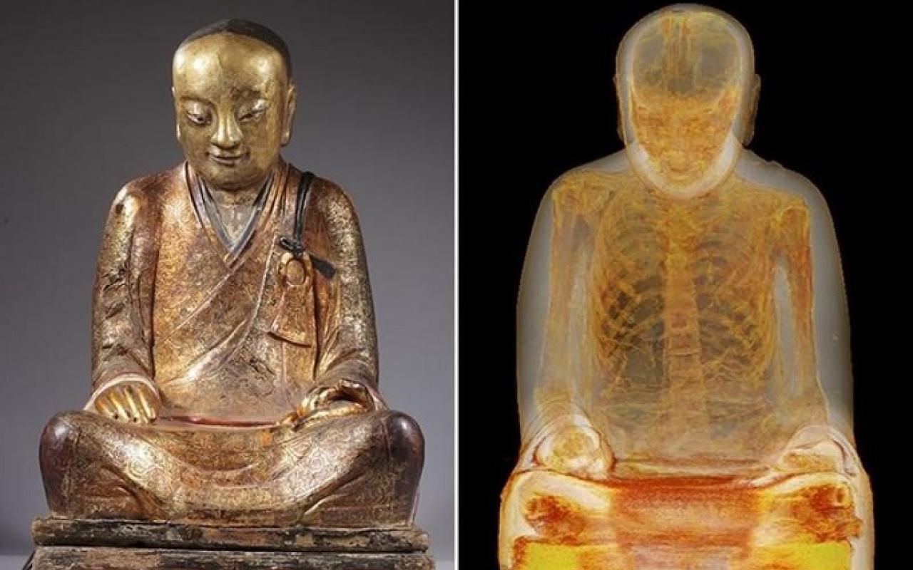 αγαλμα Βούδα- μούμια