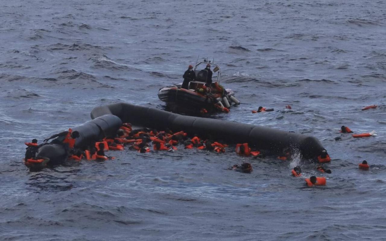 Ναυάγιο με μετανάστες στη Μεσόγειο Πηγή: AP Photo/Sergi Camara