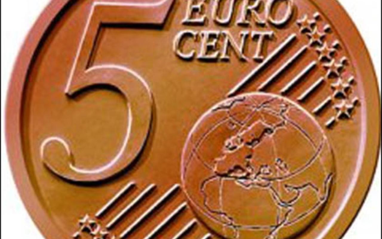 πεντάλεπτο ευρώ