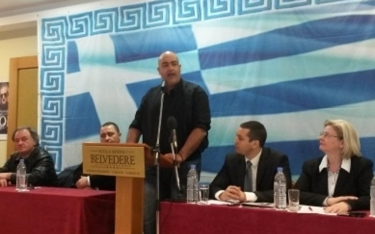 Εν ενεργεία αστυνομικός ο υποψήφιος της Χρυσής Αυγής για την Περιφέρεια Κρήτης 