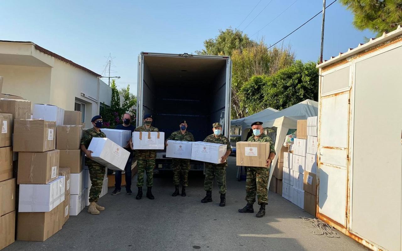 Ξεκίνησε η αποστολή ειδών πρώτης ανάγκης στους πυρόπληκτους από τον Δήμο  Ηρακλείου