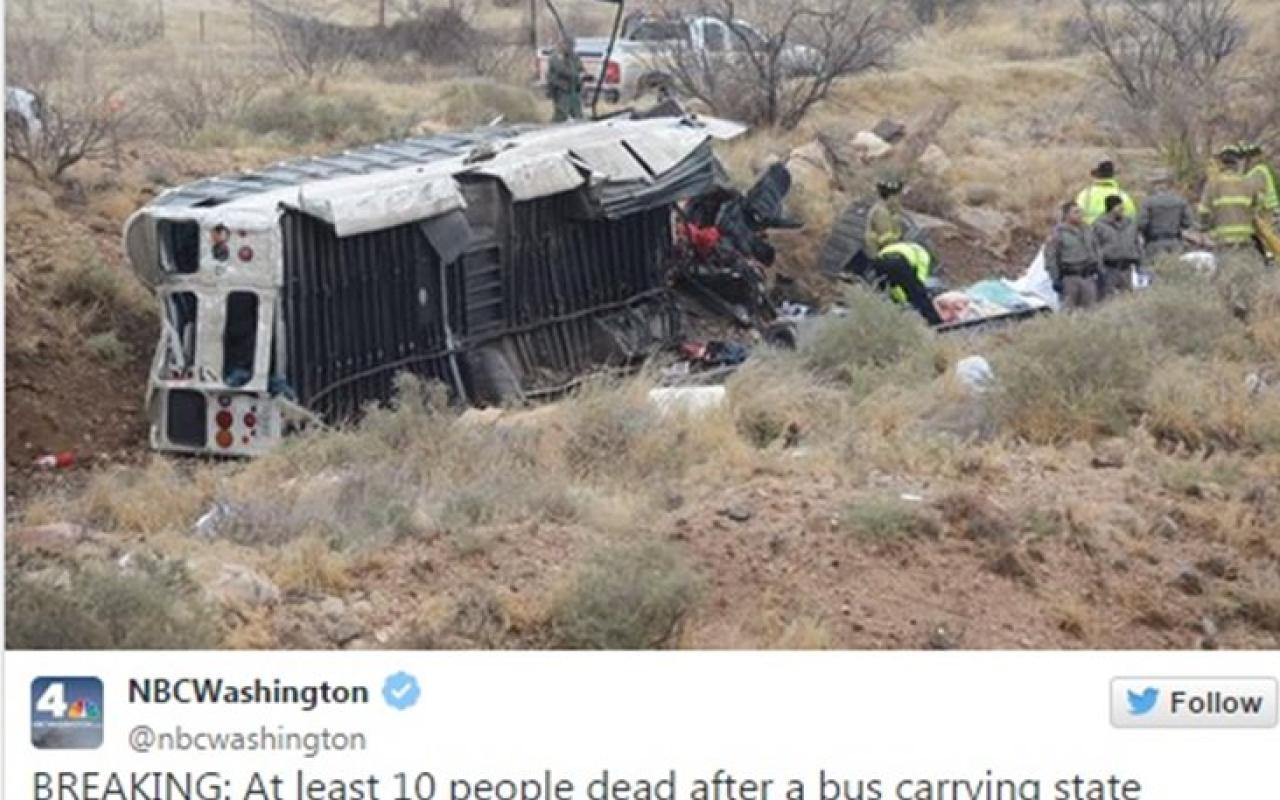 Δέκα νεκροί από σύγκρουση τρένου με λεωφορείο στο Τέξας