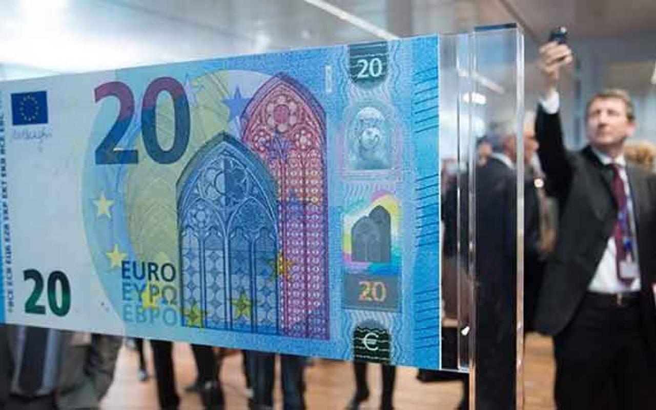 νέο χαρτονόμισμα των 20 ευρώ
