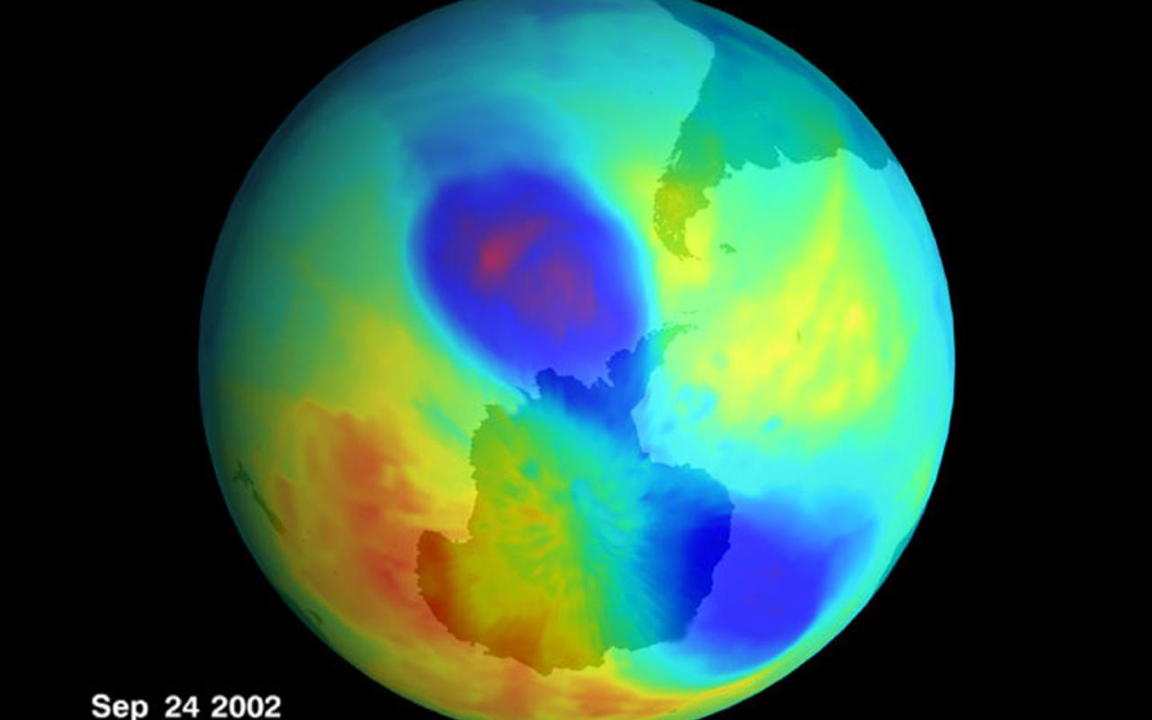 Σταθερή η τρύπα του όζοντος στην Ανταρκτική αλλά μεγάλη σαν τη Βόρεια Αμερική