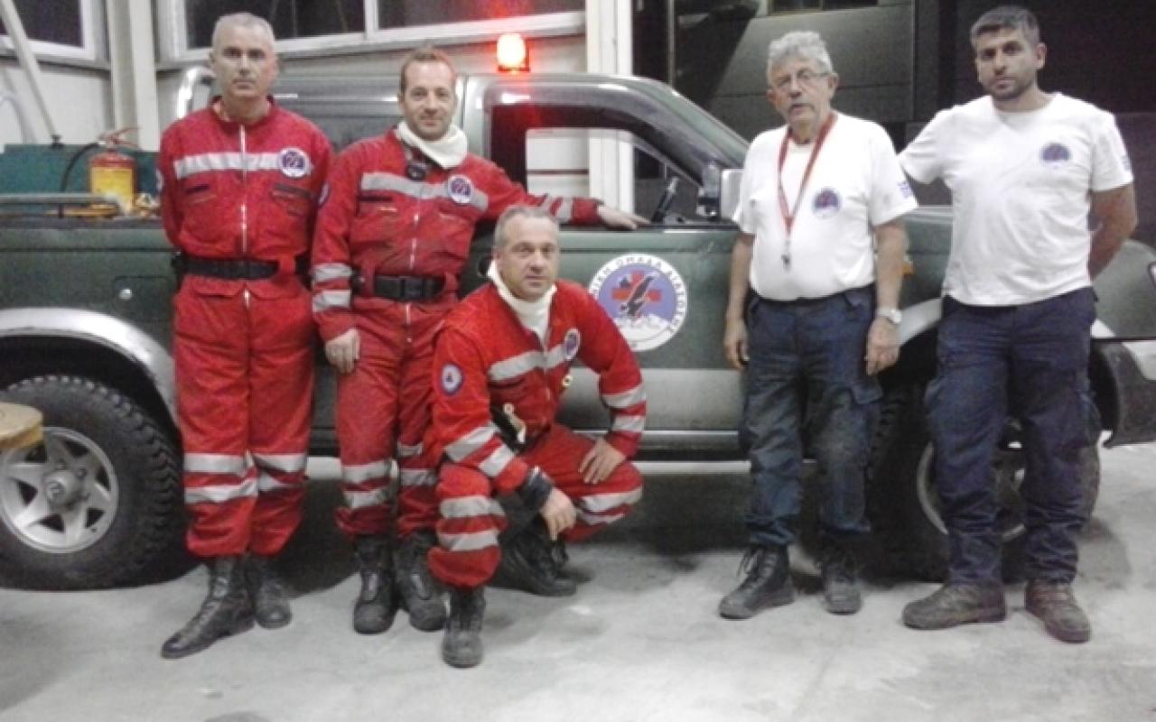 Η συνδρομή της ομάδας διάσωσης Ηρακλείου στη κατάσβεση της φωτιάς στην Αχλάδα