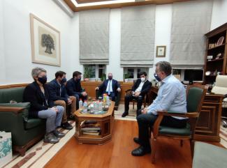 Συνάντηση Μποκέα με τον υφυπουργό Υποδομών Γ. Καραγιάννη για τον κόμβο της Αχλάδας