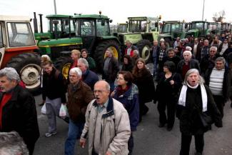 αγροτες,διαμαρτυρια 