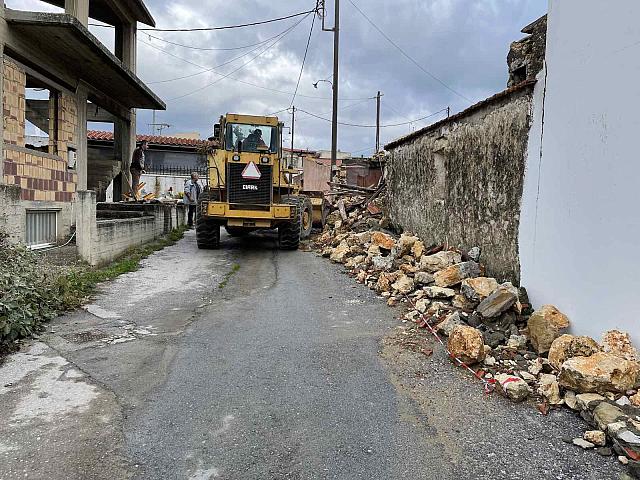 Τα χωριά στο δήμο Μινώα Πεδιάδος έχουν υποστεί τεράστιες καταστροφές.