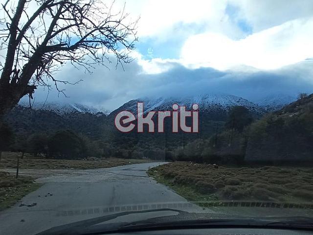 Όρος Δίκτη χιόνια