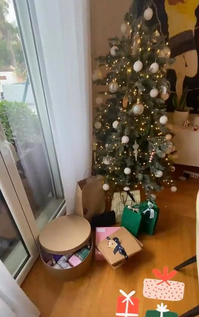 Το δέντρο που στολίσε η Κοντοβά