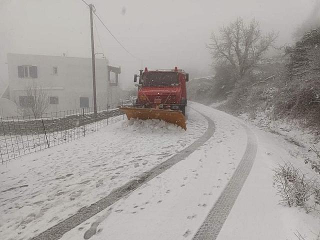 χιόνια στην Ανδρο
