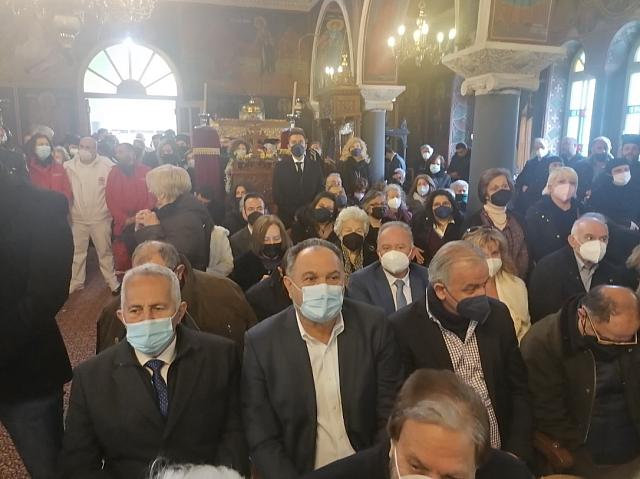 ό πρόεδρος ΠΕΔ στην τελετή ενθρόνισης του νέου μητροπολίτη Ρεθύμνης