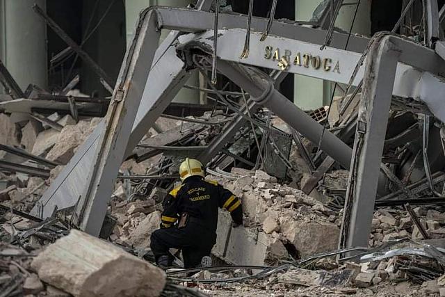 Cuba, explosion, hotel