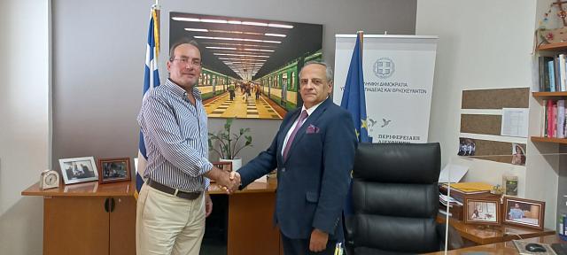Ο Περιφερειακός Διευθυντής Εκπαίδευσης Κρήτης καλωσόρισε τους νέους Διευθυντές Εκπαίδευσης.