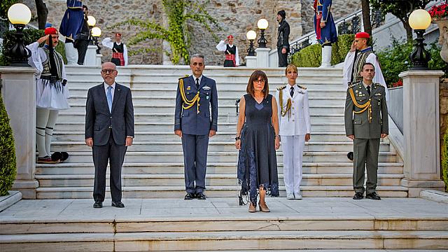 δεξίωση σακελλαροπούλου