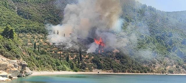 αγιο ορος φωτιά