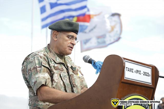 Ο Αρχηγός της Εθνικής Φρουράς, Αντιστράτηγος Δημόκριτος Ζερβάκης