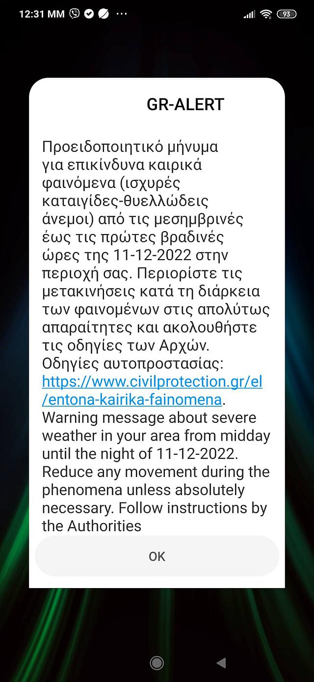 μηνυμα