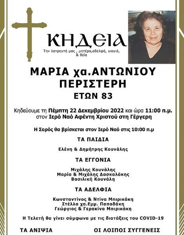 μαρία περιστέρη