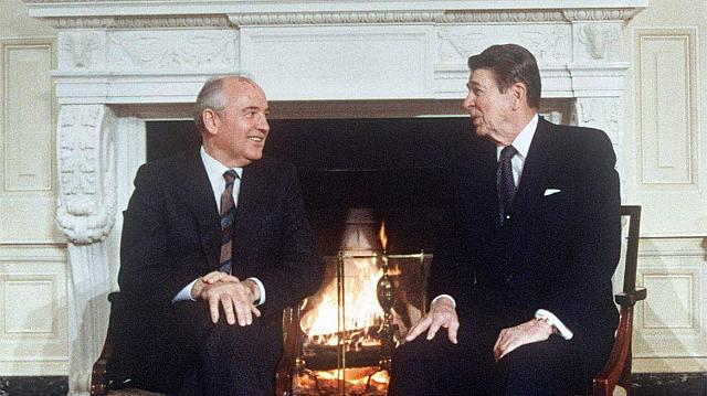 Οι Ρήγκαν και Γκορμπατσόφ