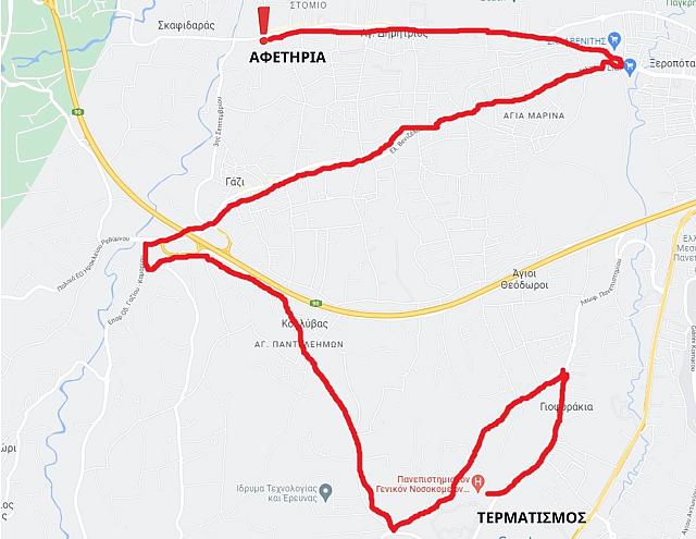 νέα λεωφορειακή γραμμή Αμμουδάρα – Γάζι – Κολυβάς- Πανεπιστήμιο Κρήτης – ΠΑΓΝΗ